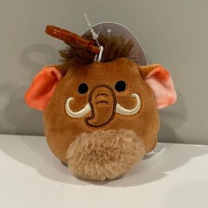 Squishmallow Chienda the Mammoth clip NWT plush